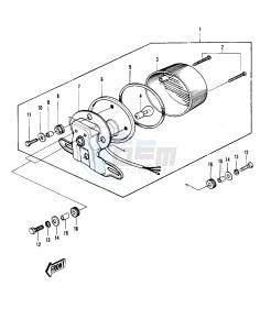 KH 250 A S(A5-S) drawing TAILLIGHT