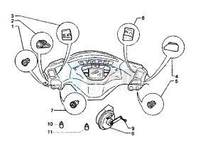 X9 EVOLUTION 250 drawing Handlebar Switch