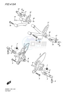 SV650 ABS EU drawing FOOTREST