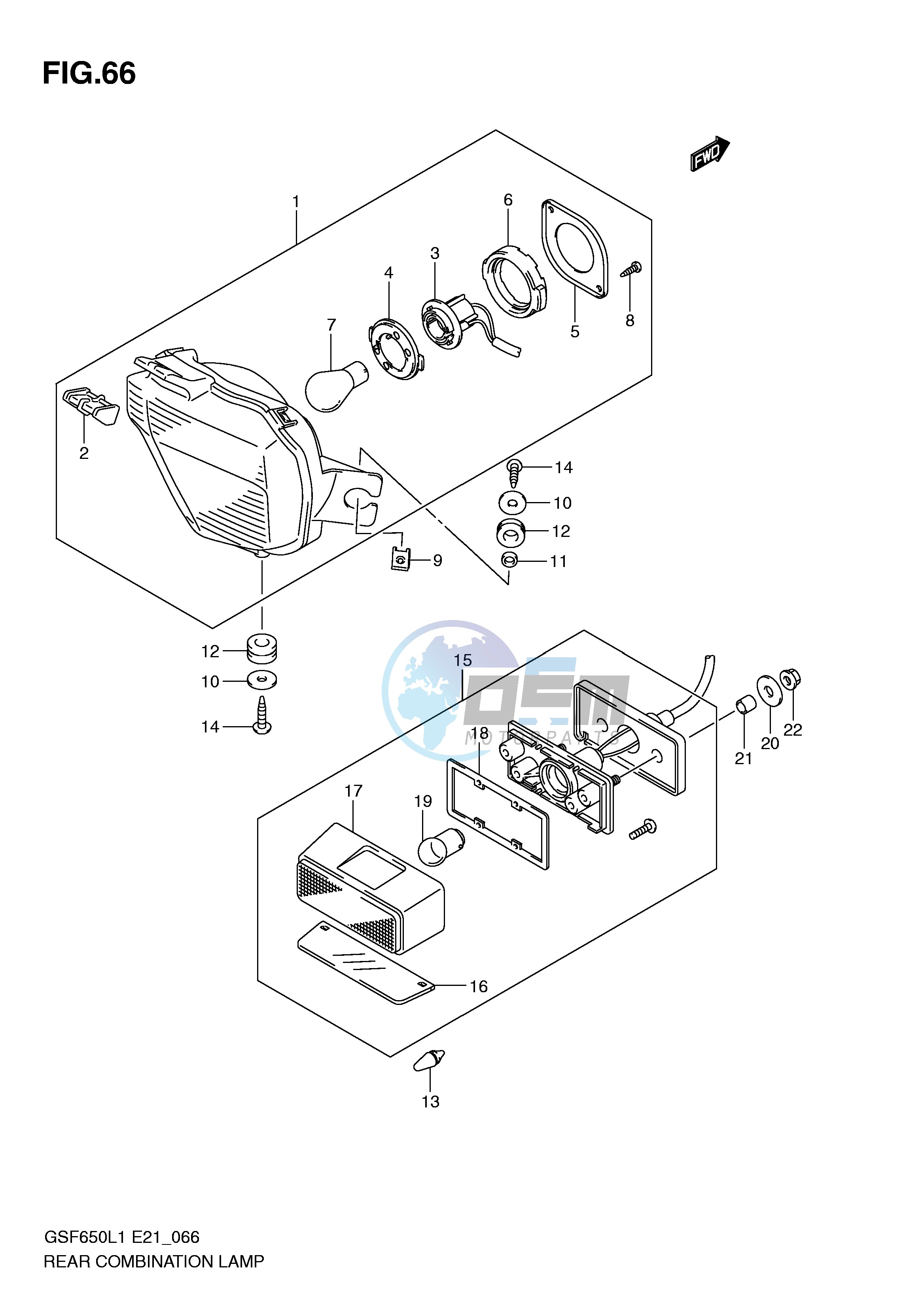 REAR COMBINATION LAMP