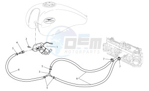 California Black Eagle 1100 drawing Fuel supply