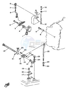 50D drawing THROTTLE-CONTROL