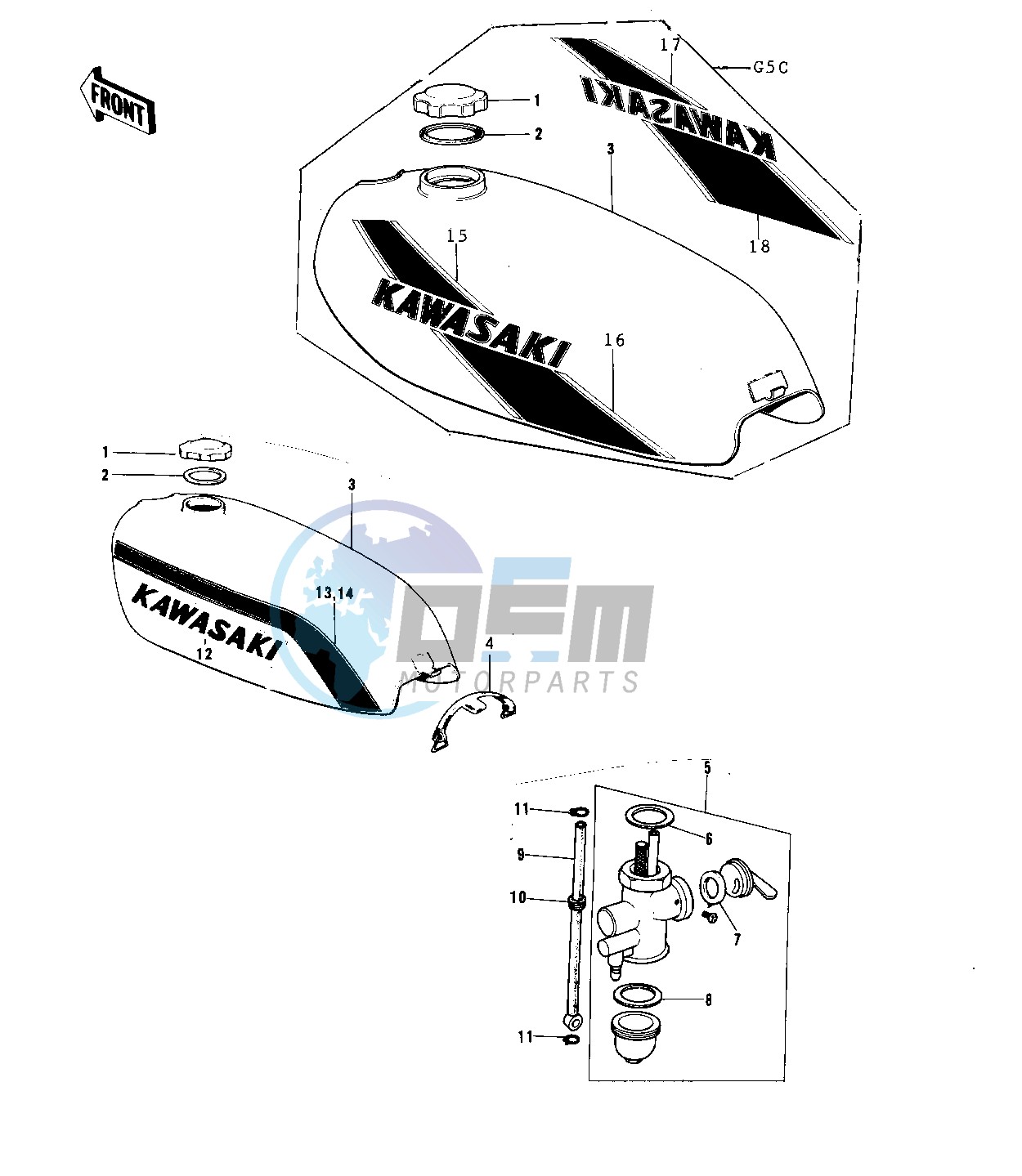 FUEL TANK -- 74-75 B_C- -