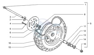 Typhoon 50 (USA) USA drawing Front wheel