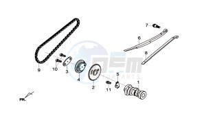 HD 2 125 drawing CAMSHAFT / CAMSHAFT CHAIN