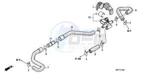 XL700V9 France - (F / CMF SPC) drawing AIR INJECTION VALVE