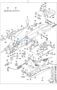 DF 40A drawing Tiller Handle