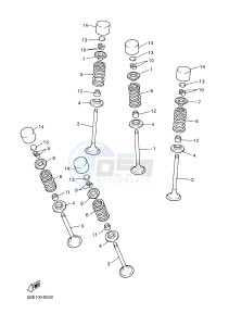 WR450F (1DX3) drawing VALVE