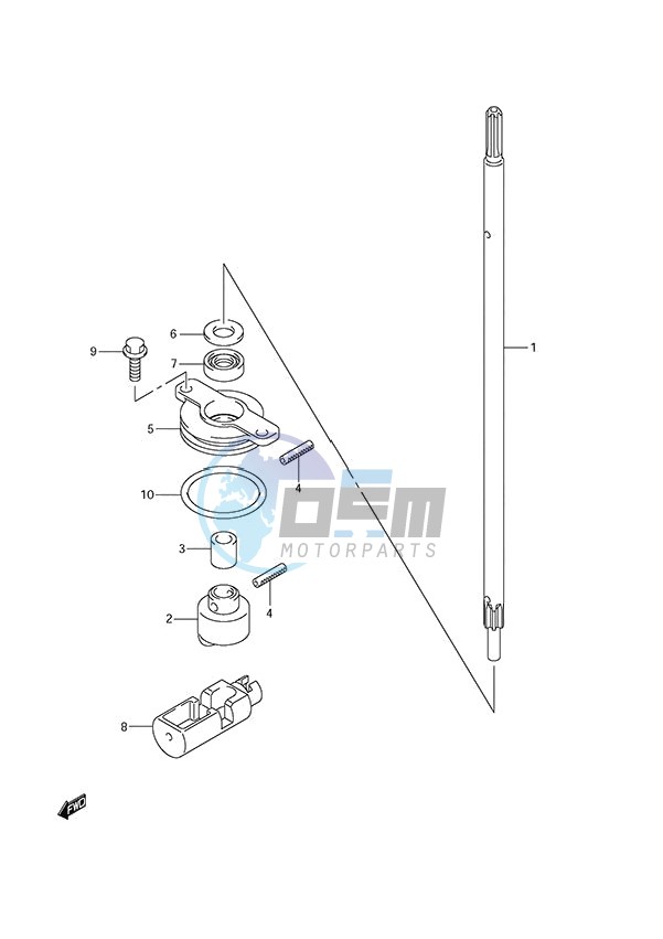 Clutch Rod (DF 250S)