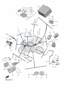 YZF600 YZF-R6 (BN6K) drawing ELECTRICAL 2