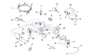 RX 125 (eng. 122cc) drawing Electrical system