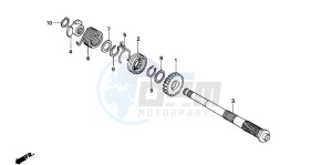 C70CW drawing KICK STARTER SPINDLE