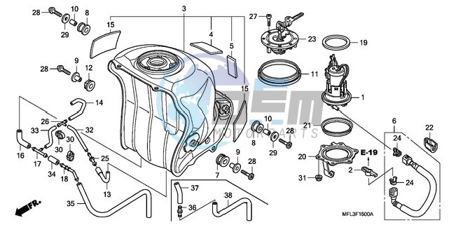 FUEL TANK/FUEL PUMP