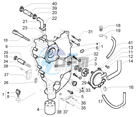 Flywheel Cover-Oil Filter