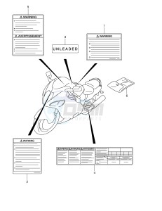 GSX1300R (E2) Hayabusa drawing LABEL