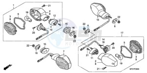 CB600F39 France - (F / CMF ST 25K) drawing WINKER