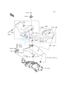 VULCAN_S_ABS EN650BFF XX (EU ME A(FRICA) drawing Seat