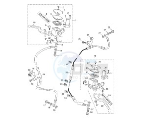 YP R X-MAX 125 drawing MASTER CYLINDER