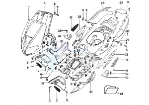 SPEEDFIGHT ARIA - 50 cc drawing BODY