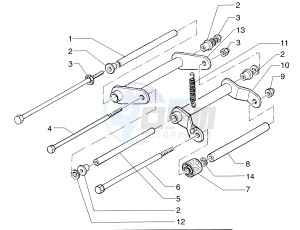 Skipper 125-150cc drawing Swing arm