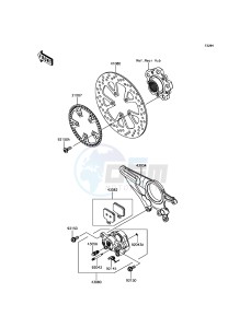 NINJA H2 / NINJA H2 CARBON ZX1000XHF XX (EU ME A(FRICA) drawing Rear Brake