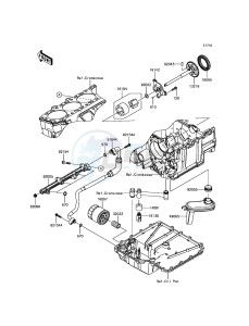 ZZR1400 ABS ZX1400JHF GB XX (EU ME A(FRICA) drawing Oil Pump