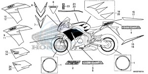 CBR1000SG CBR1000 - Fireblade SP Europe Direct - (ED) drawing STRIPE/ MARK (2)