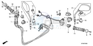 SH300AR9 Europe Direct - (ED / ABS SPC) drawing SWITCH/CABLE/MIRROR