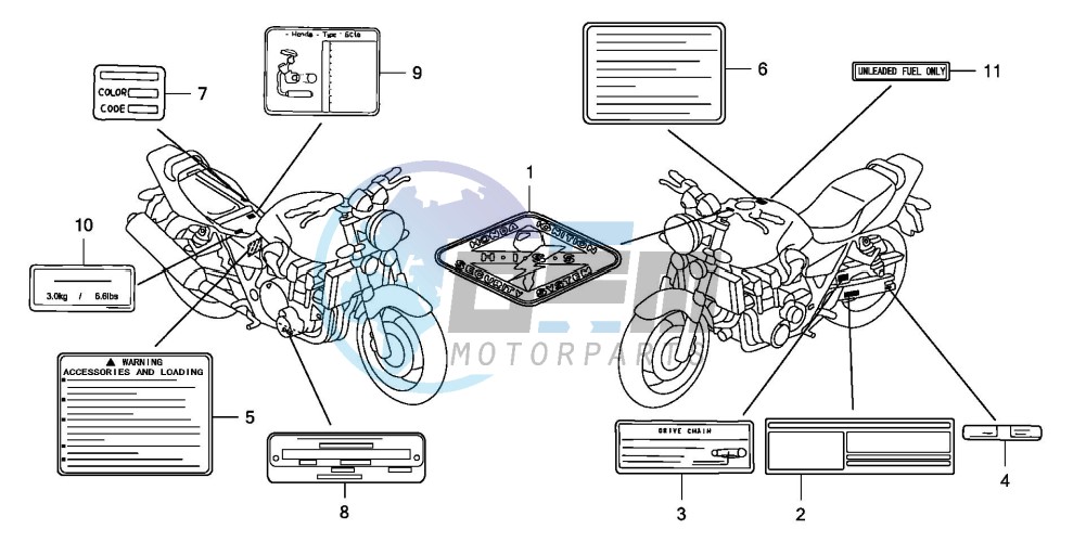 CAUTION LABEL (CB1300/A)