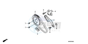 TRX500FPMB drawing CAM CHAIN