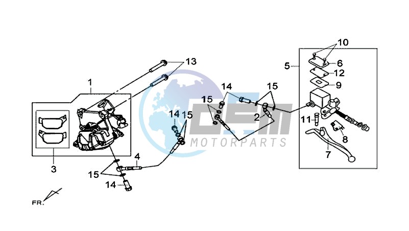 RR. BRAKE ASSY