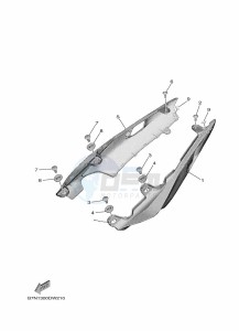 MT-09 MTN890 (B7NJ) drawing SIDE COVER