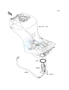 KRF 750 F [TERYX 750 4X4 NRA OUTDOORS] (F8F) C9FB drawing FUEL PUMP