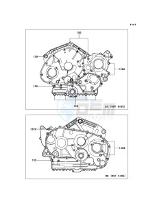 VN900 CLASSIC VN900BEF GB XX (EU ME A(FRICA) drawing Crankcase Bolt Pattern