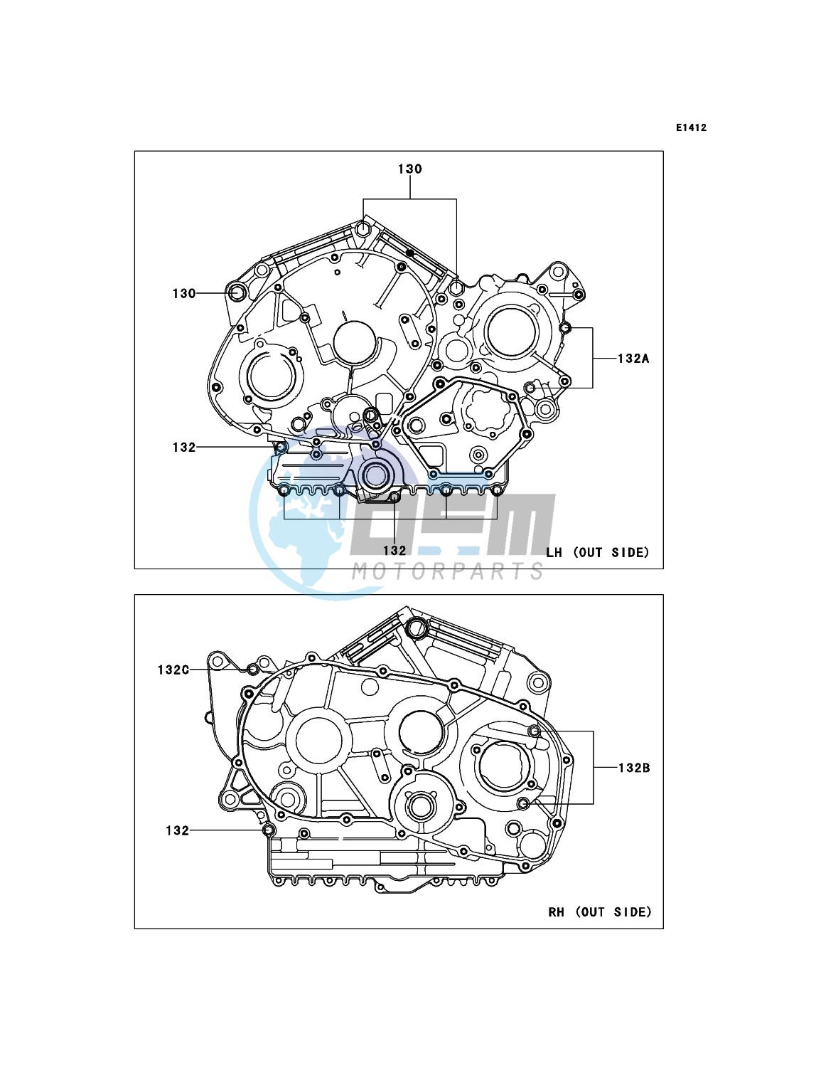 Crankcase Bolt Pattern