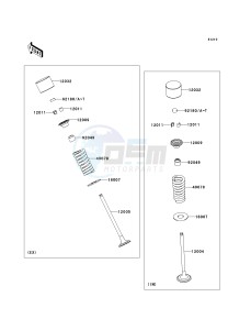 EX250 J [NINJA 250R] (J8F-J9FA) J9FA drawing VALVE-- S- -