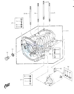 JS 440 A [JS440] (A11-A14) [JS440] drawing CRANKCASE