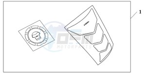 CBR1000RR9 France - (F / MK) drawing TANKPAD / FUEL LID COVER