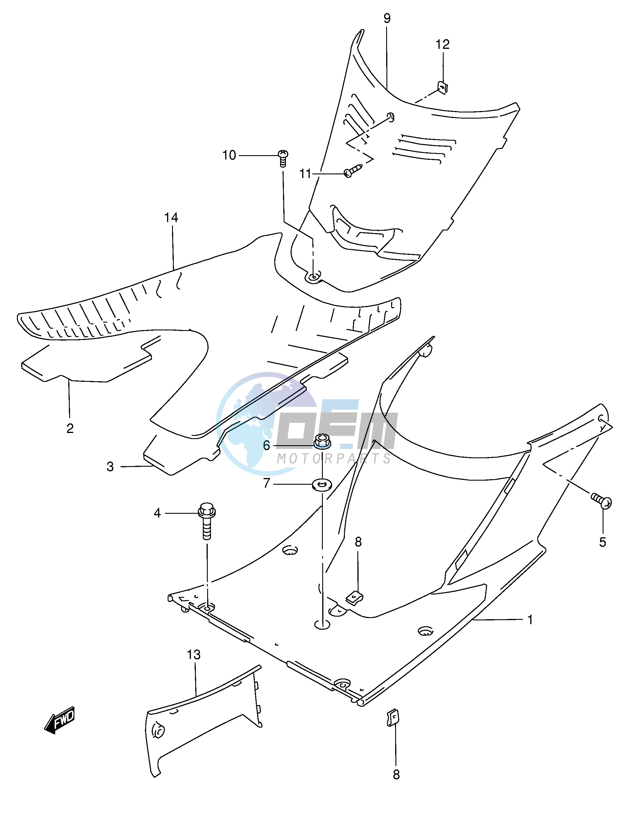 REAR LEG SHIELD (MODEL X Y)