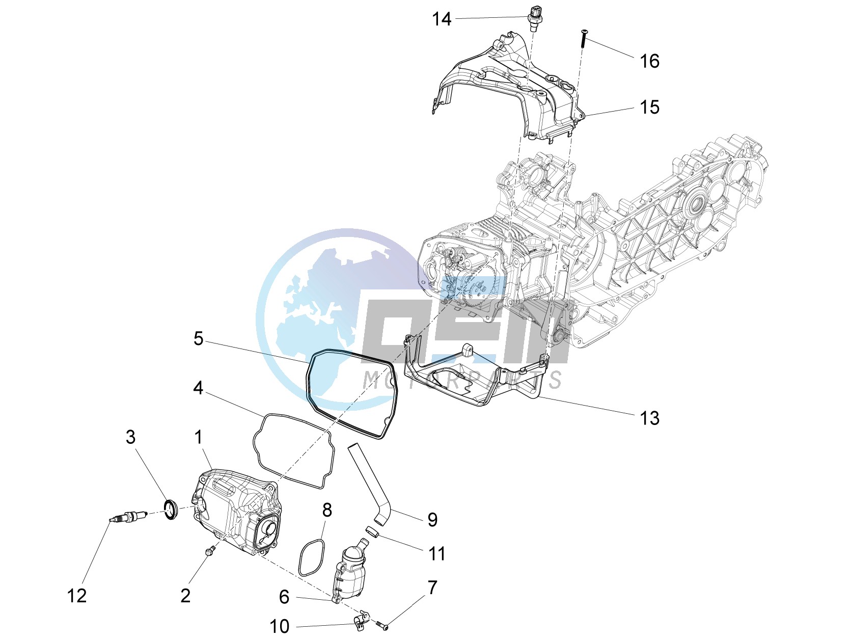 Cylinder head cover