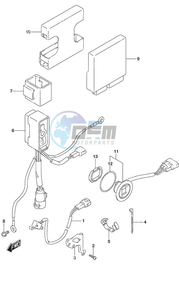 PTT Switch/Engine Control Unit High Thrust