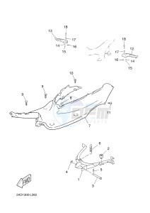 CS50 JOG R (2ADF 2ADF) drawing STAND & FOOTREST