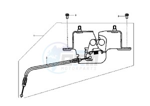 HD EU2 - 125 cc drawing LOCK, SEAT