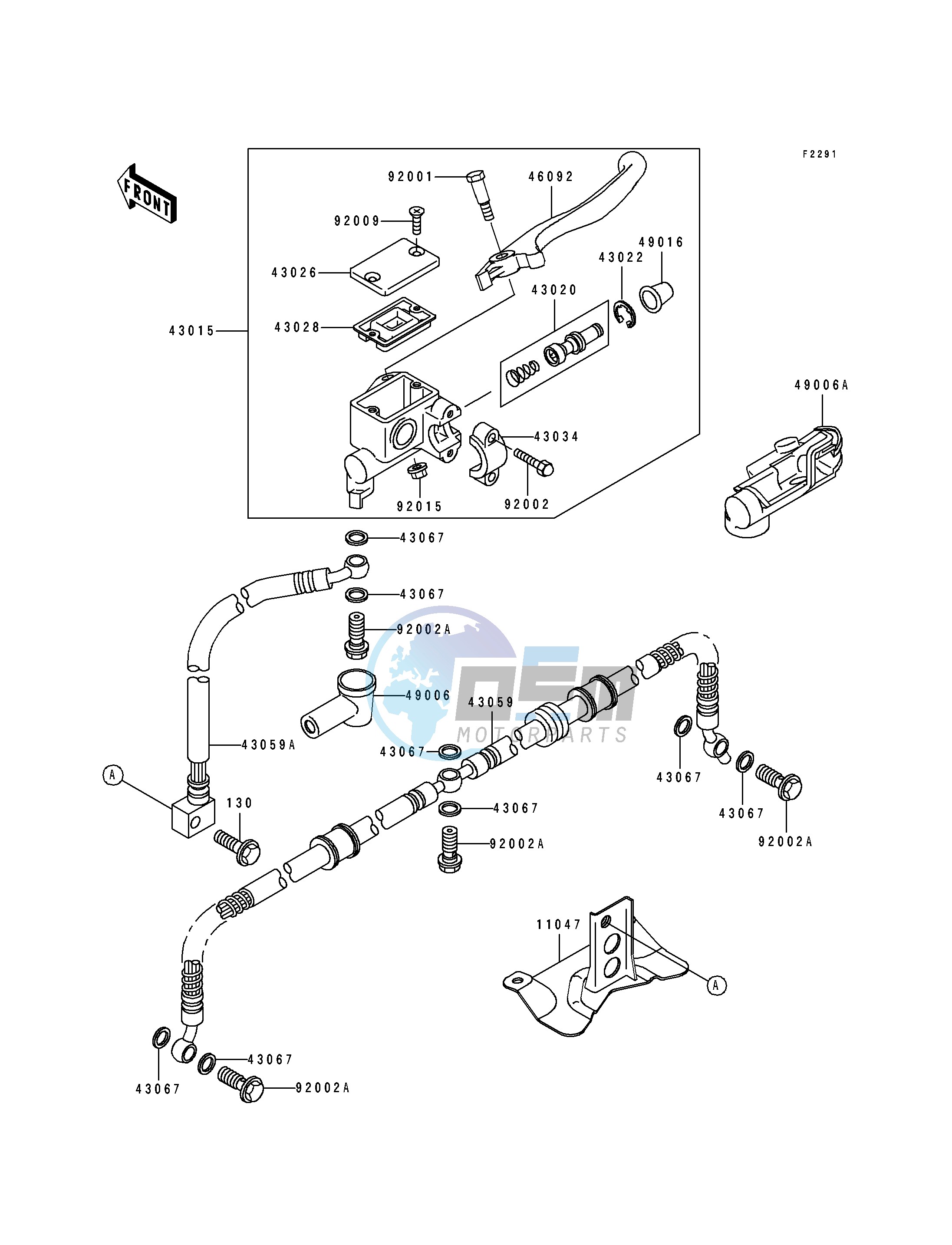 FRONT MASTER CYLINDER