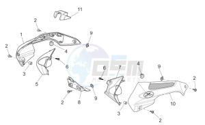 Griso V IE 850 drawing Front body - Duct