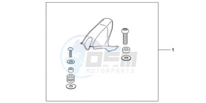 CBR1000RAA Korea - (KO / ABS) drawing CARBON FIBER HUGGER