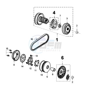 VIVA CA2 drawing CLUTCH