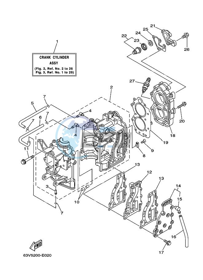 CYLINDER--CRANKCASE