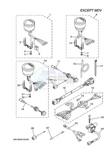 F200B drawing SPEEDOMETER