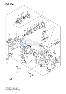 LT-F500F (P24) drawing FINAL BEVEL GEAR (FRONT)(MODEL K7)